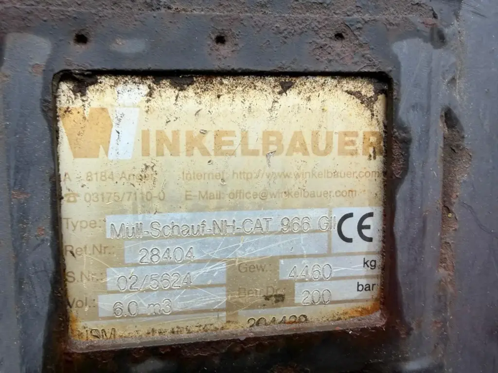 Winkelbauer NH Schaufel 6 m³ — fotografie 2 z 2